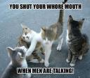 shut up